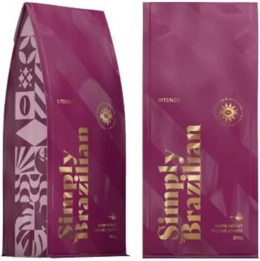 Simply Brazilian Intenso Dark Roast Ground Coffee, 250 G
